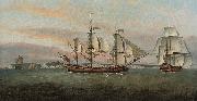 The three-masted merchantman